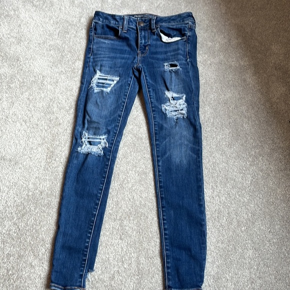 American eagle super super stretch x skinny jeans jegging - Picture 5 of 7